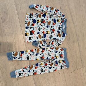 Little Sleepies Multicolor Vehicle Pajama Set
